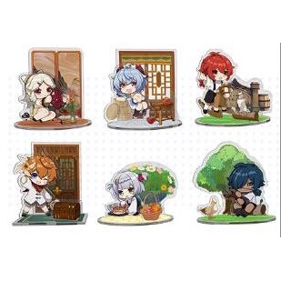 (Ready Stock)Official Merch Genshin Impact - Acrylic Stand Genshin Impact Standee Genshin Impact