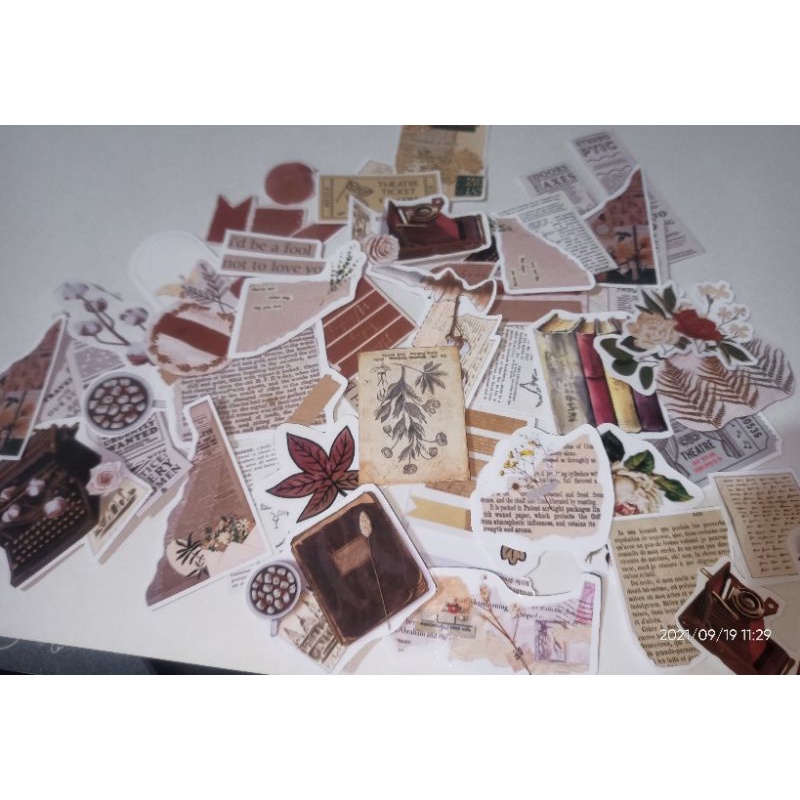 

[100 | 50 PCS] GLOSSY | SISTEM PAKET UNTUK SATU TEMA || STIKER AESTHETIC || SUDAH CUTTING