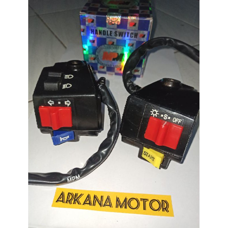 Holder Kanan Kiri Saklar Kanan Kiri Suzuki RC 100 Bravo Set