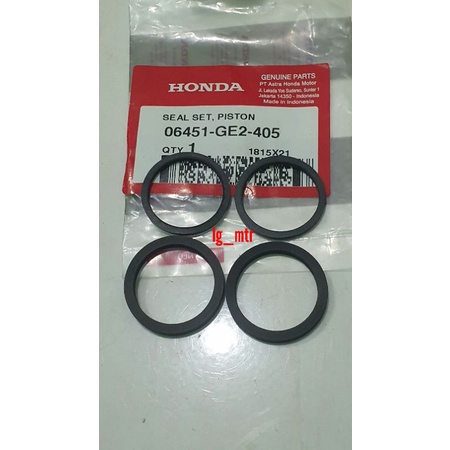 SEAL SIL SET PISTON KALIPER DEPAN SUPRA X 125 KARISMA VARIO 110 KARBU TIGER CB150R CBR150 PCX VERZA 