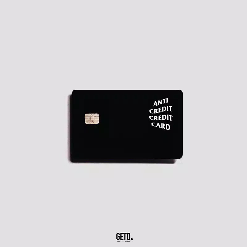 Anti Credit Cards | GETO CARDS ( Skin / Sticker kartu ATM )