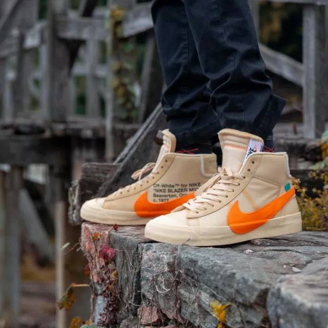 Sepatu Nike Blazer Off White x Mid All Hallows Eve Premium Original