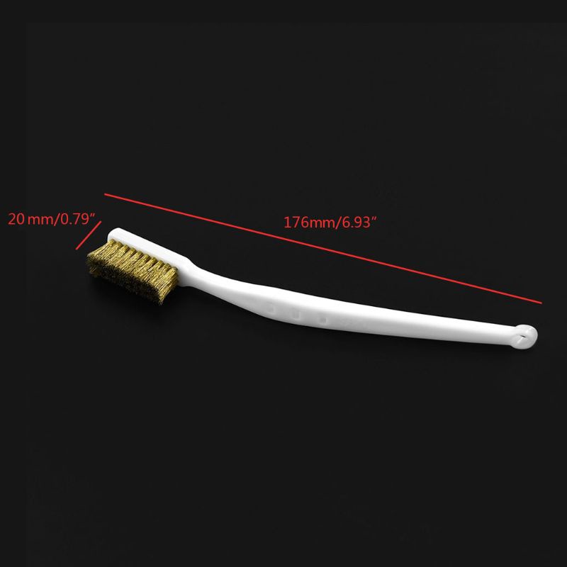 Zzz 1PC Alat Pembersih Nozzle Printer 3D Alat Pembersih Printer 3D Kawat Tembaga Sikat Gigi Hot Bed Cleaning Parts