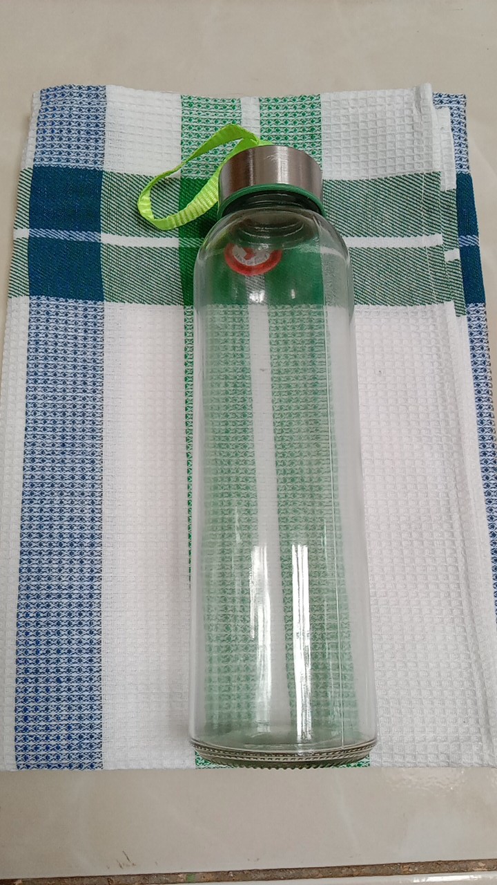 Botol Minum Kaca / Ukuran 500ml / Round Bottle / Besar