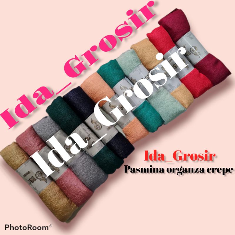 Pasmina organza crepe ORI by NAZILLA PRODUCTION