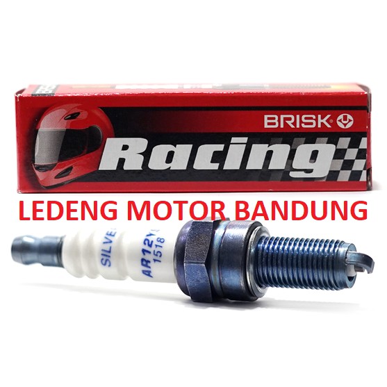 AR12YS Brisk Silver Racing Busi Motor PCX Nmax Xmax Aerox MX King FU