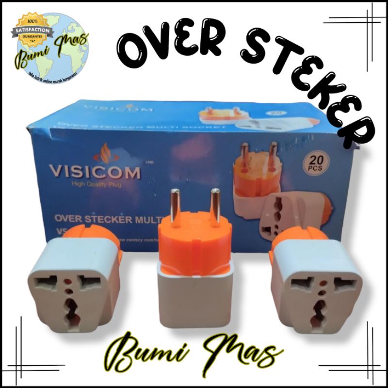 Over Steker/Steker Gepeng/Over Steker bulat+Gepeng