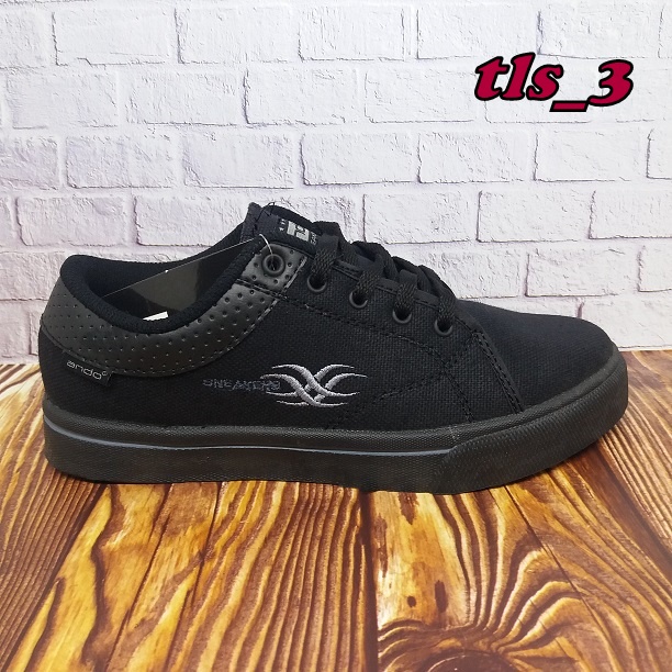 SEPATU SEKOLAH HITAM POLOS ANDO SEPATU ANAK TK SD LAKI-LAKI 29-36