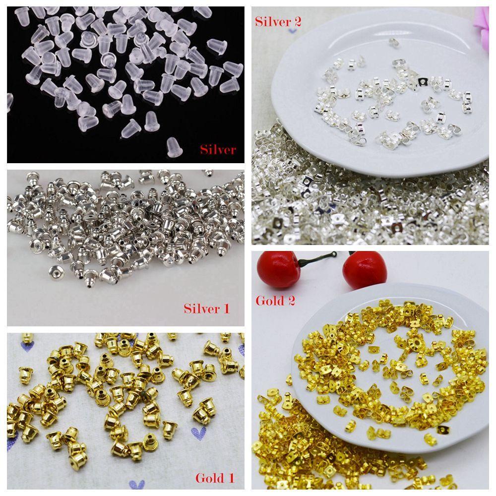 Lily 300/500Pcs Sumbat Belakang Fashion Kacang Post Earring