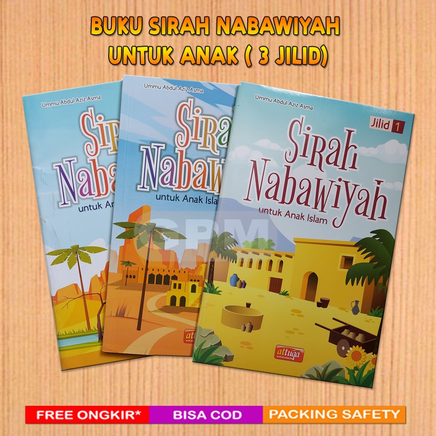 Buku Kisah Nabi : Sirah Nabawiyah untuk Anak ( 3 Buku)