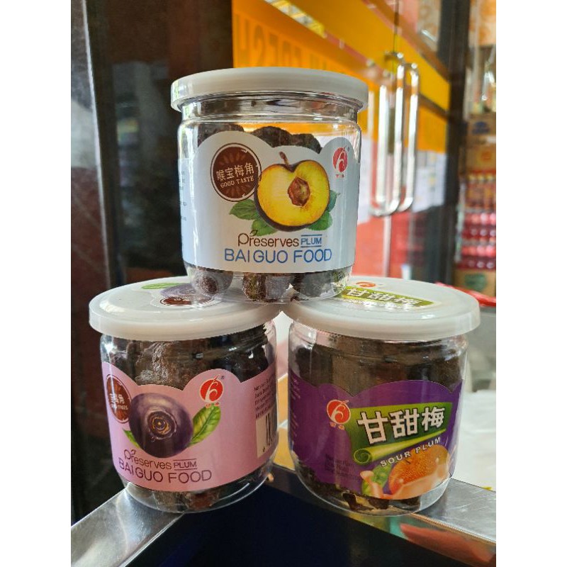 

BAI GUO Preserves Plum 220gr