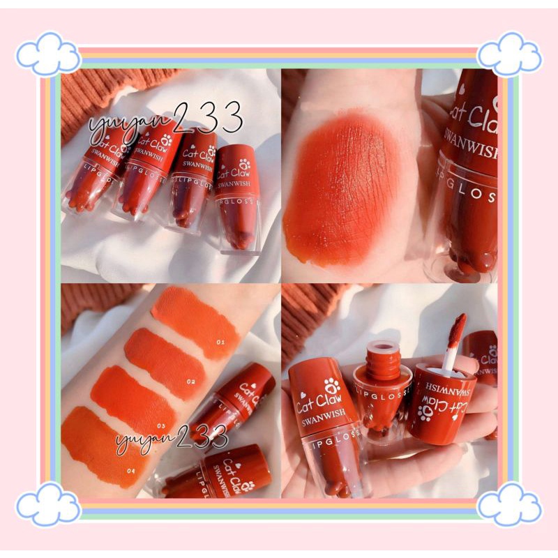 PROMO PER4PCS!!!LIP GLOSS CAT CLAW SWANWIS 2003