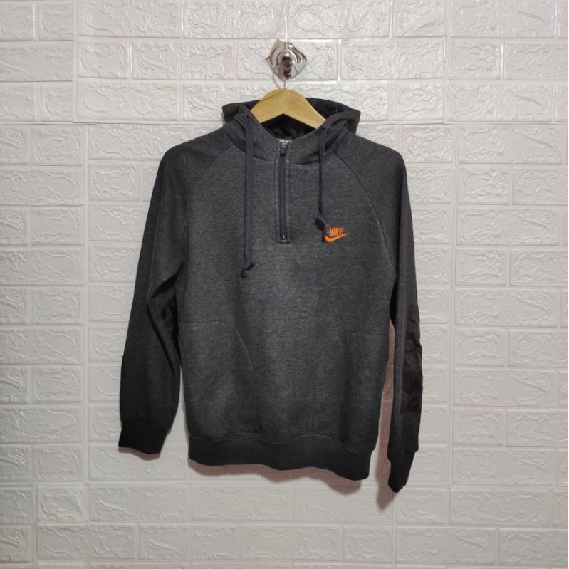 NIKE HALF ZIP HOODIE ABU TUA (S fit M)