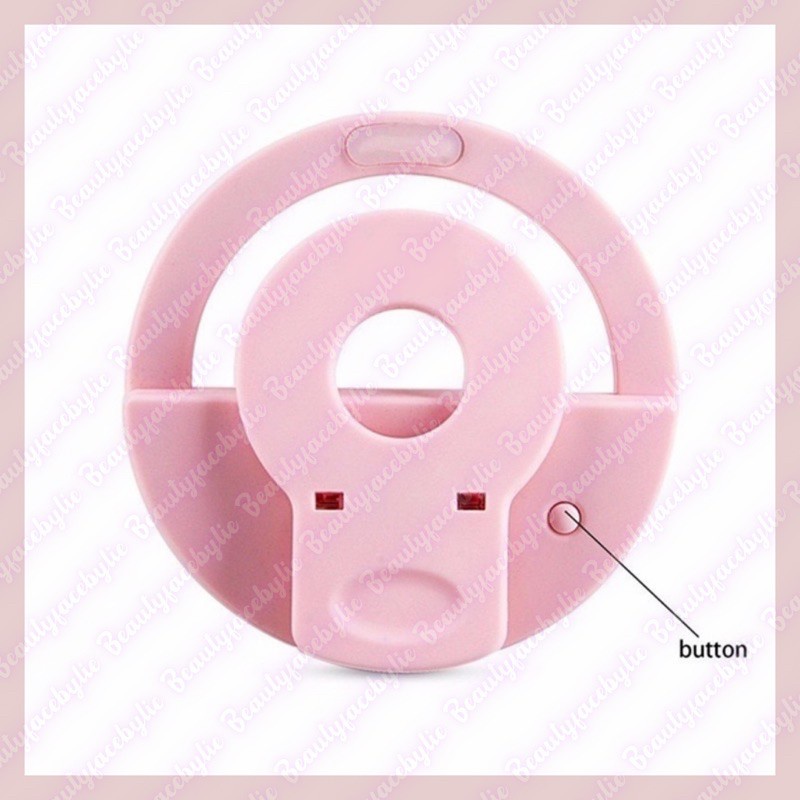Ring Light LED Mini lampu Selfie Bulat Untuk Kamera Power 3 WATT 250mAh