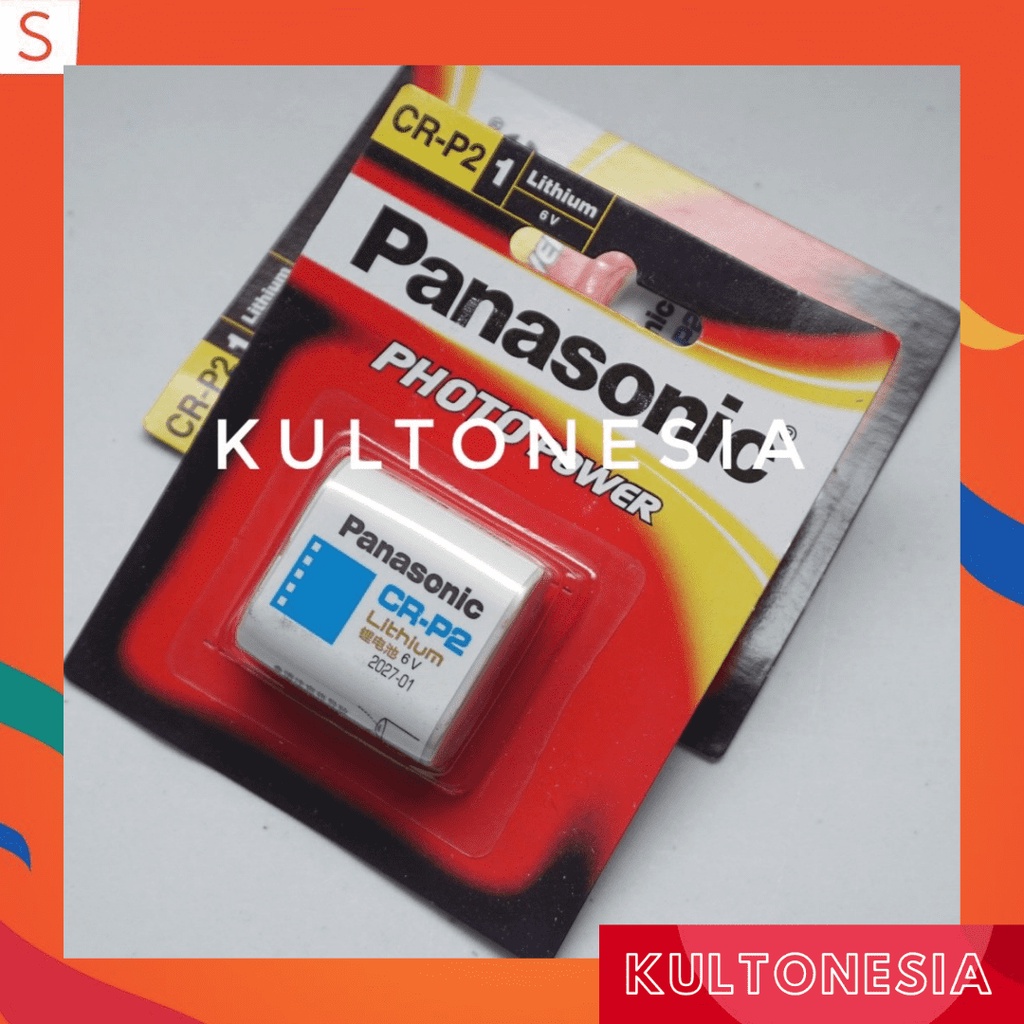 Baterai Panasonic CRP2 CR-P2 CR P2 Photo Lithium Battery