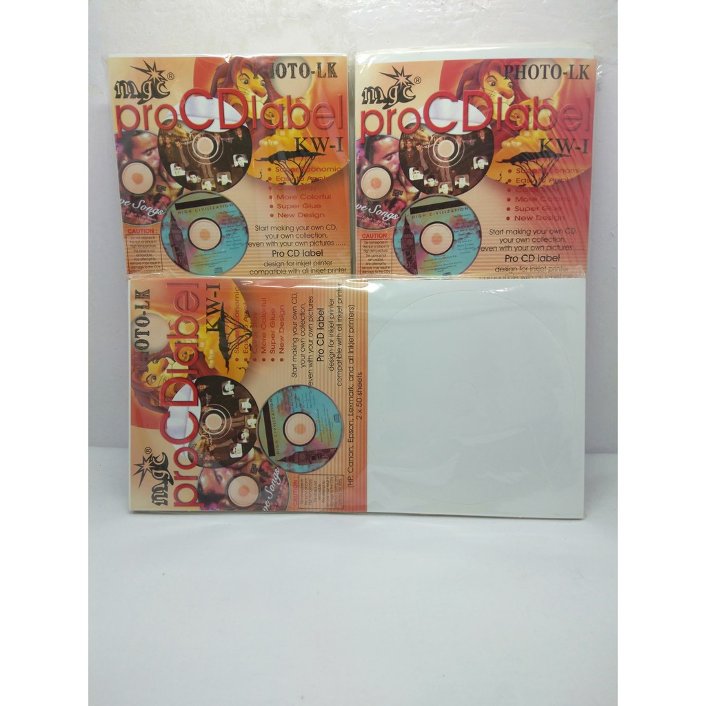 

CD Label Magic Photo Glossy (50lbr)