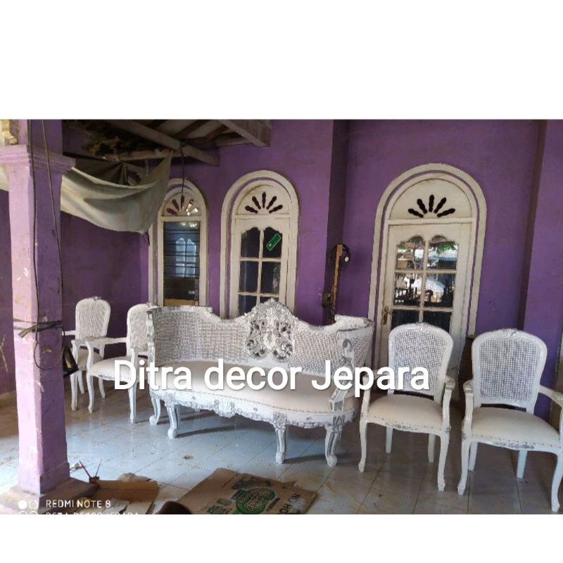 kursi pelaminan mahkota / kursi manten raja / kursi manten jati / kursi manten rotan