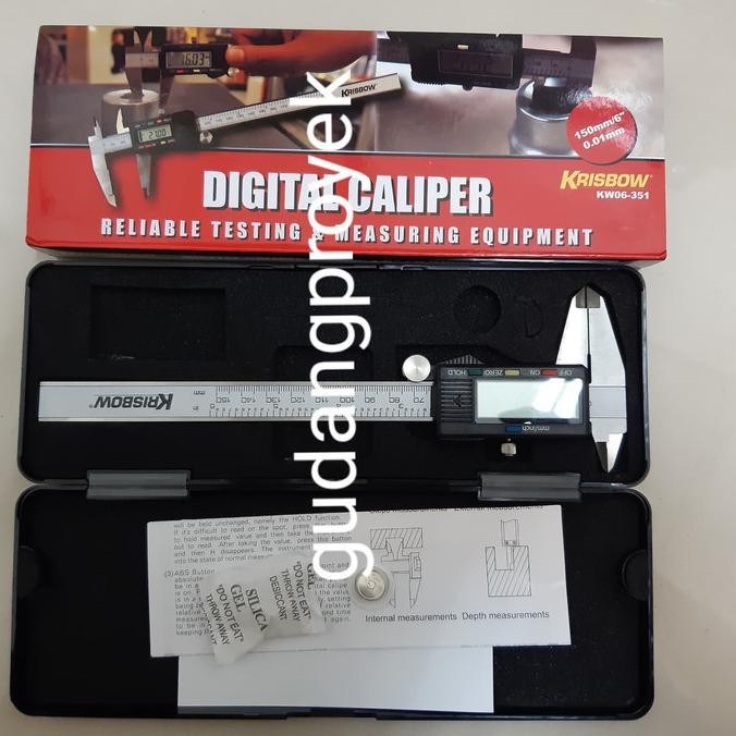 Jual sigmat digital 6in krisbow / jangka sorong / digital caliper