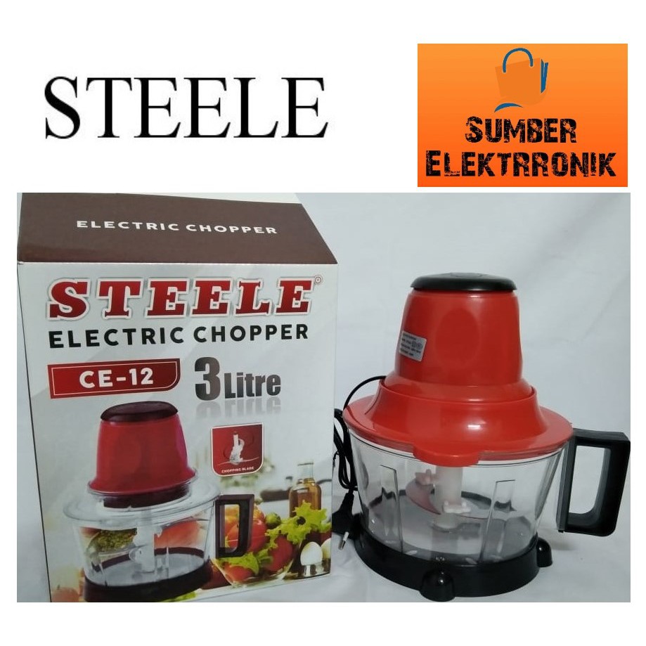 Steele Chopper Penggiling Daging CE-12 3LITER CE -11B 3 LITER