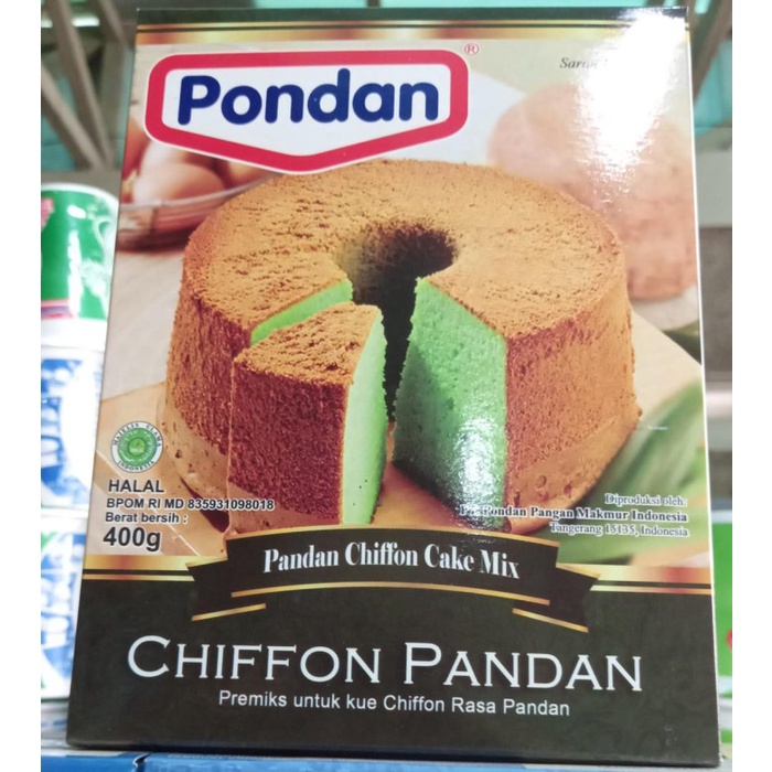 

SALE Pondan Chiffon Pandan Cake Mix 400 gr
