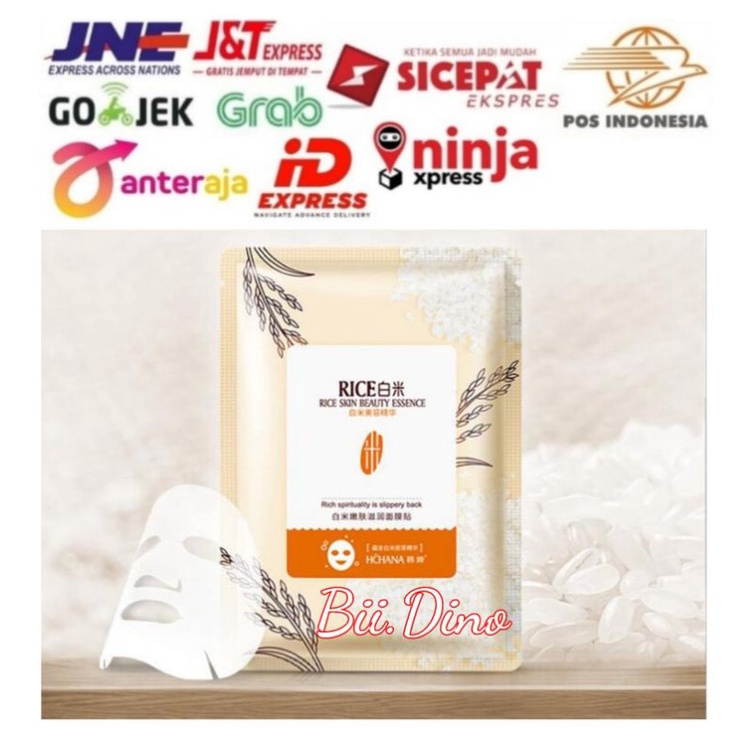 Masker Beras Rorec Hchana White Rice Mask