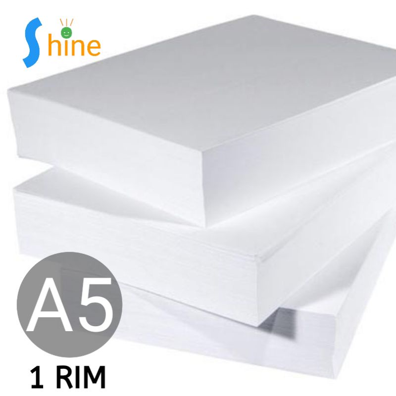 Shine Kertas HVS A5 1 RIM 75 GSM