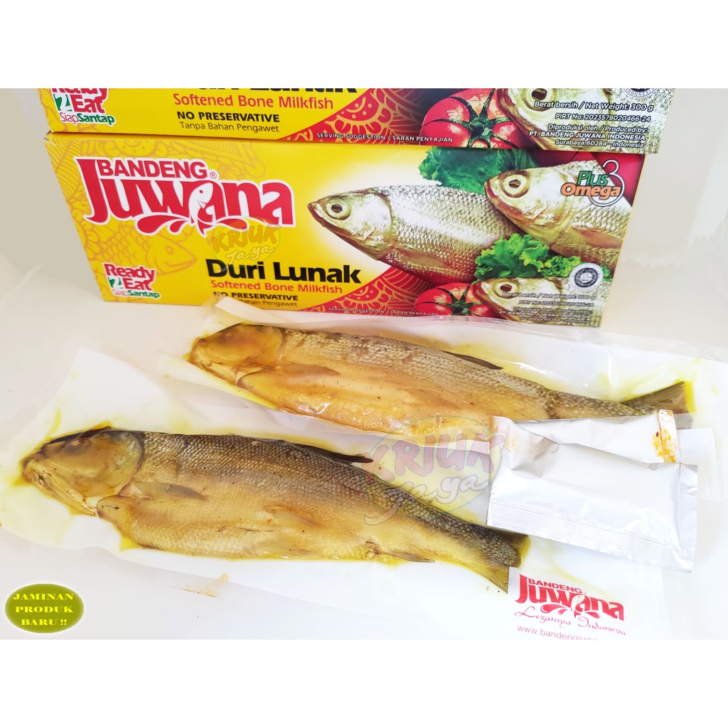

BANDENG JUWANA Duri Lunak isi 2 ekor - 300 Gram