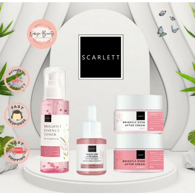 Scarlett Whitening Paket Acne Brightly By Felicya | scarlett whitening paket | paket scarlet | paket