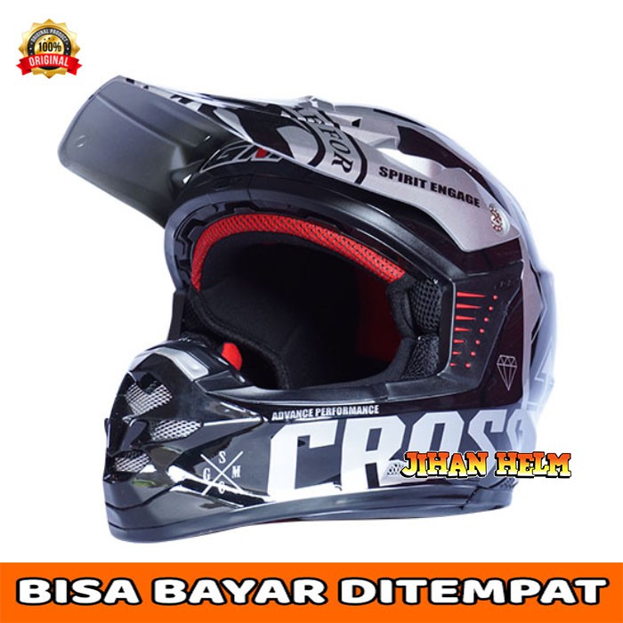 HELM / HELM GM / HELM GM CROSS CR 01 CRISTAL SILVER TERLARIS