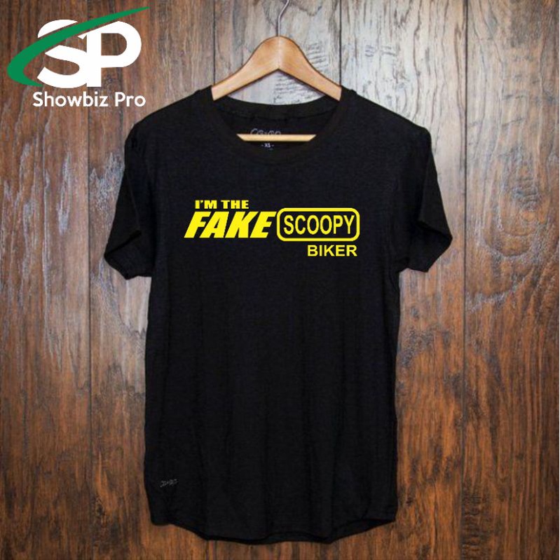 Kaos Pria Fake Scoopy Tshirt Distro Otomotif Baju Cowok Cewek Rider Pakaian Pria Wanita Bahan Katun 