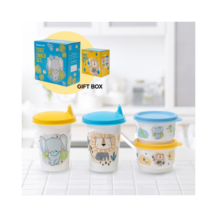 TUPPERWARE TERBARU  TODZ SNACK SET TUPPERWARE / TODZ ECER TUPPERWARE / TUPPERWARE ANAK TODZ SET / TE