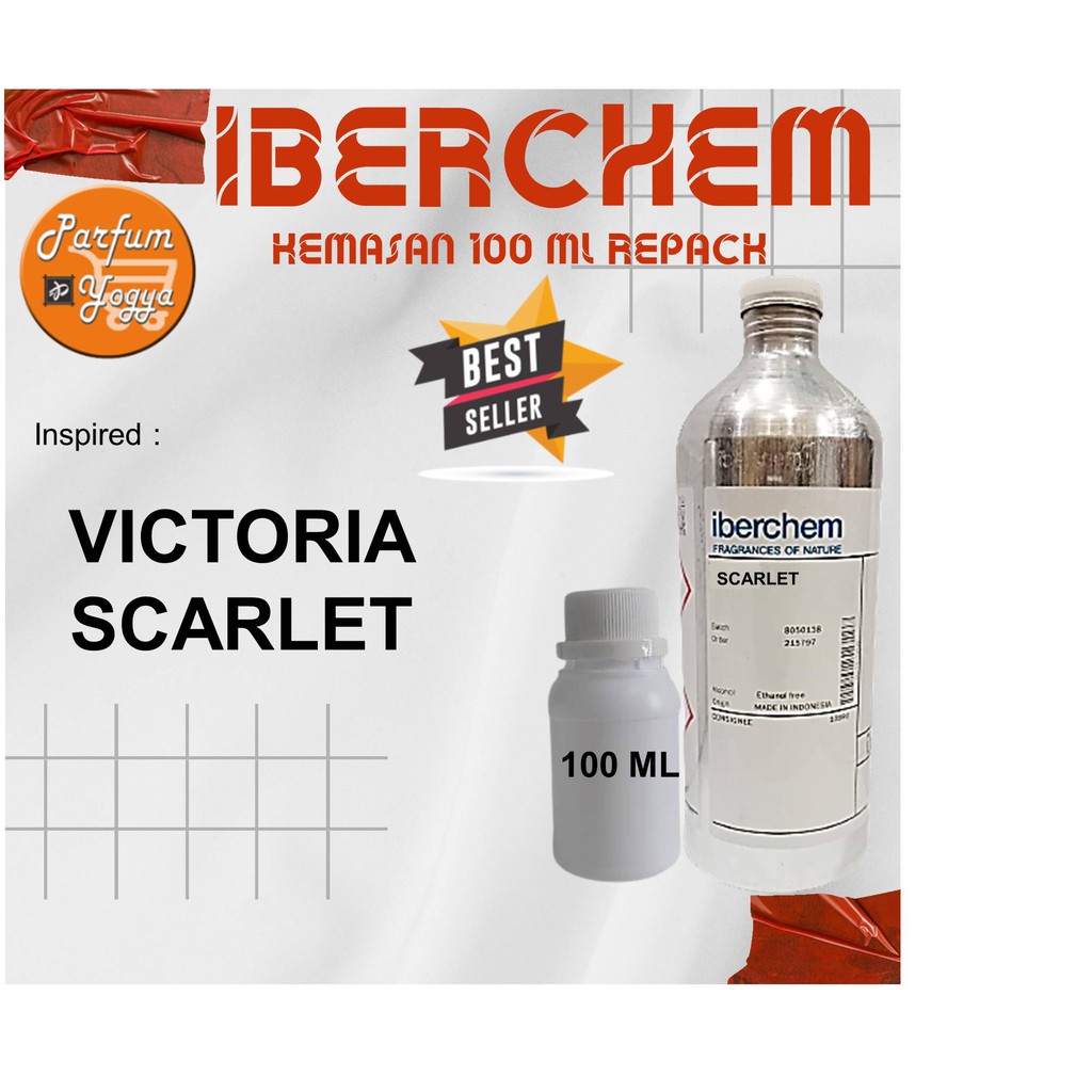 BIBIT PARFUM MURNI IBERCHEM VICTORIA SCARLET 100 ML | VICTORIA SECARLET | BEST SELLER |PARFUM WOMEN