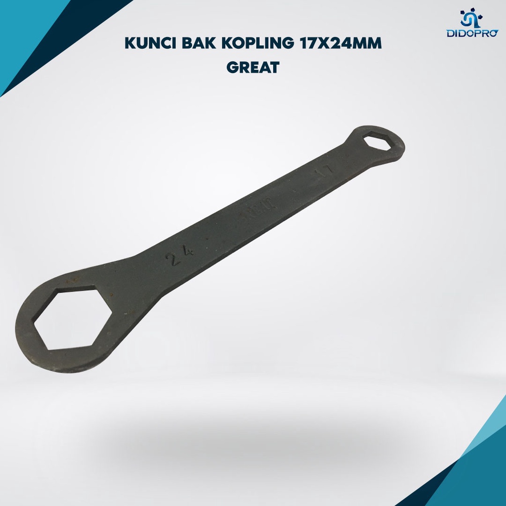 BENZ 17 x 24 mm Kunci Blok Mesin Coupling Nut Wrench