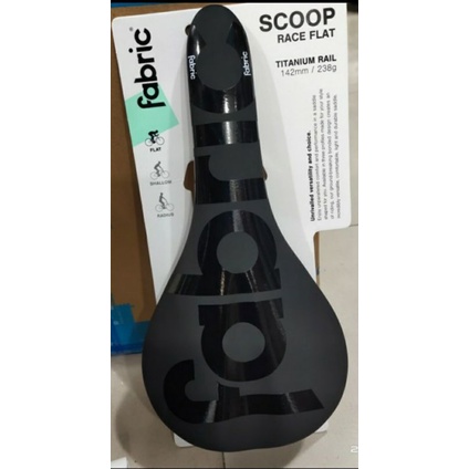 sadel fabric scoop race flat titanium rail