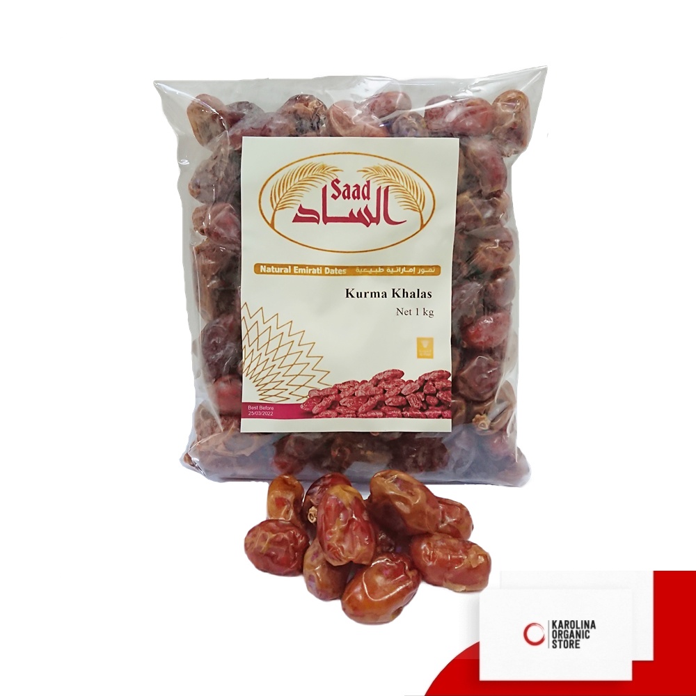 

Kurma Khalas Saad 1kg - Original Kholas Dates