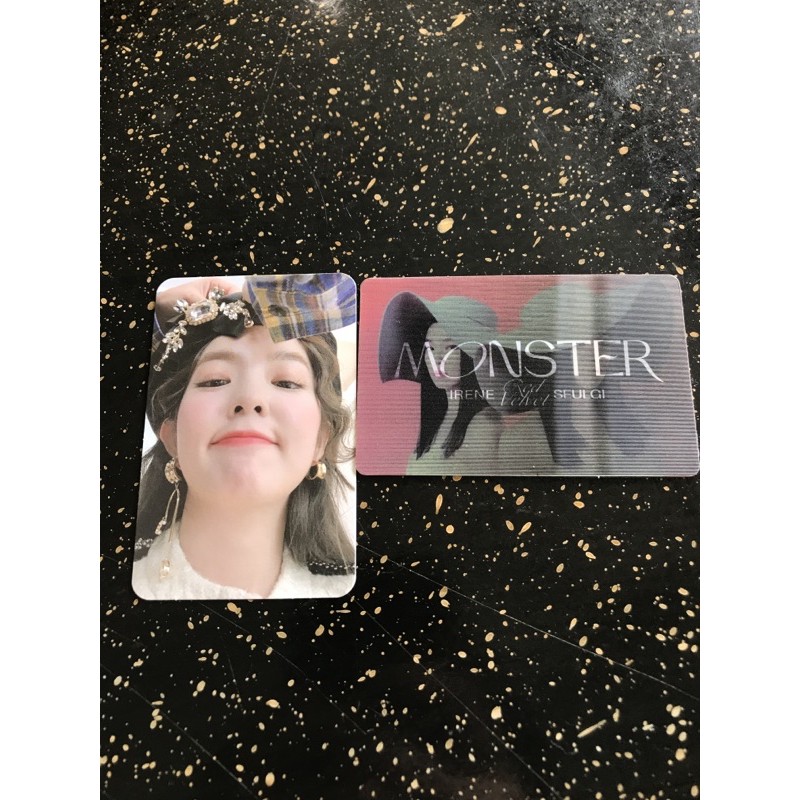 official photocard pc irene seulgi redvelvet monster