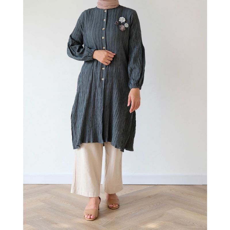 Marilla Shirt Dress by ATKEY