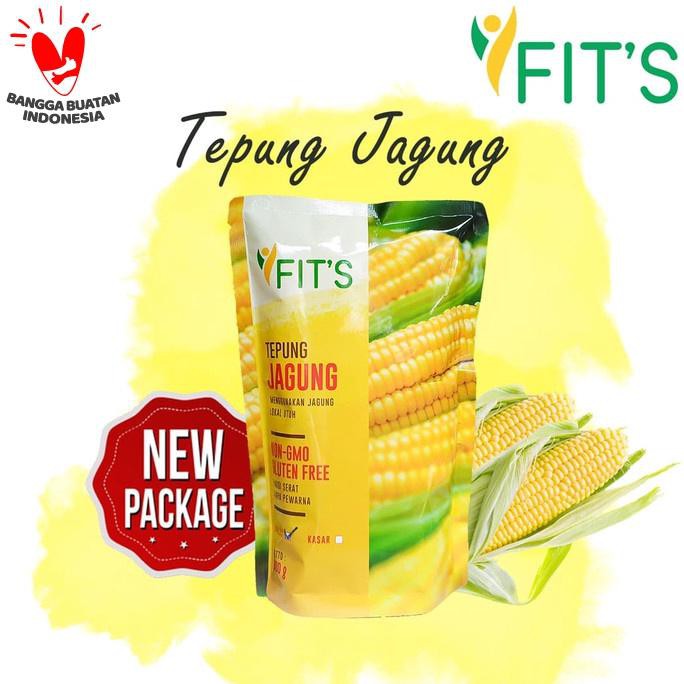 

Diskon Makanan Tepung Jagung (polenta) Fits Mandiri 1kg kemasan ekonomis Non GMO - Halus