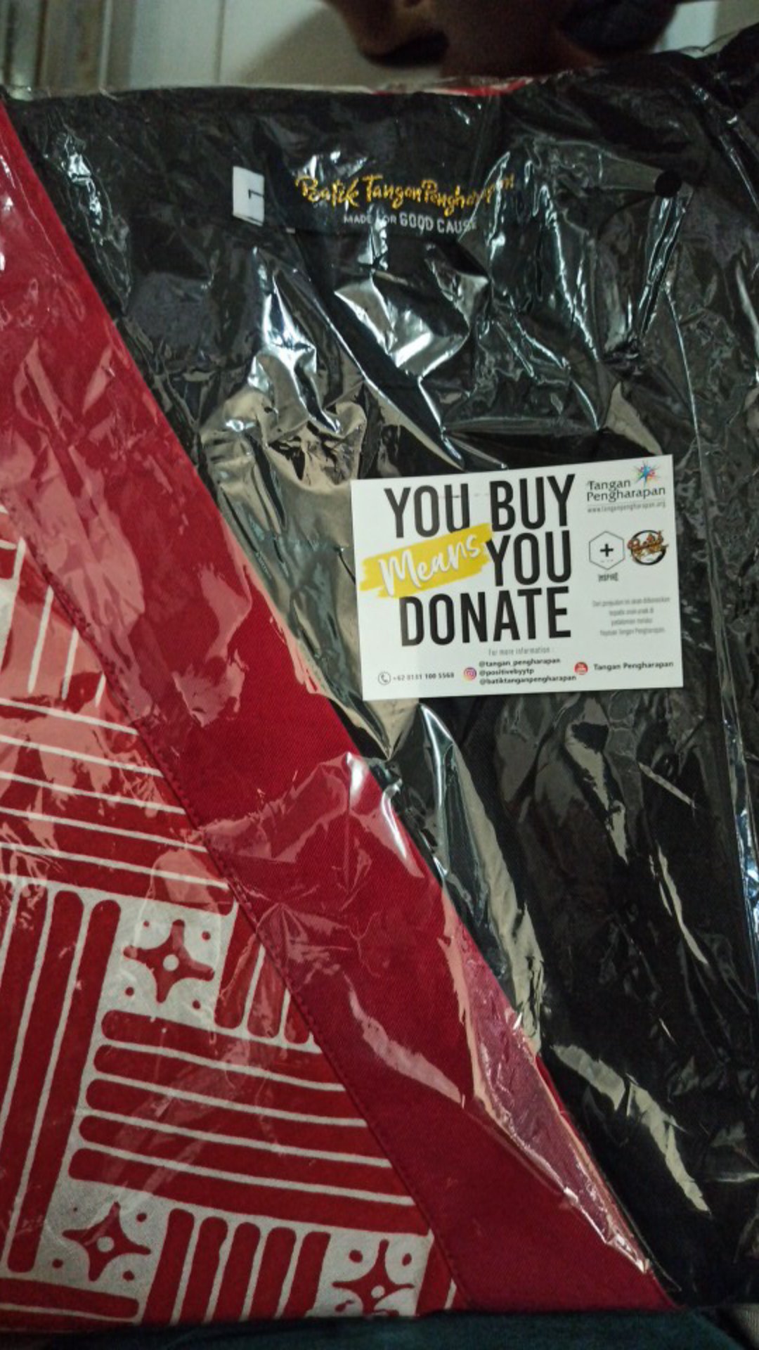 Batik Terusan Selempang - Tangan Pengharapan