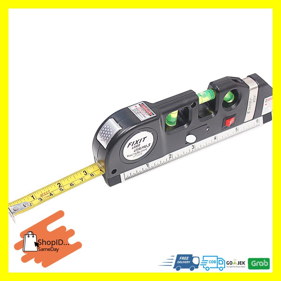 

Penggaris Laser Horizontal Vertical 250CM + Waterpass