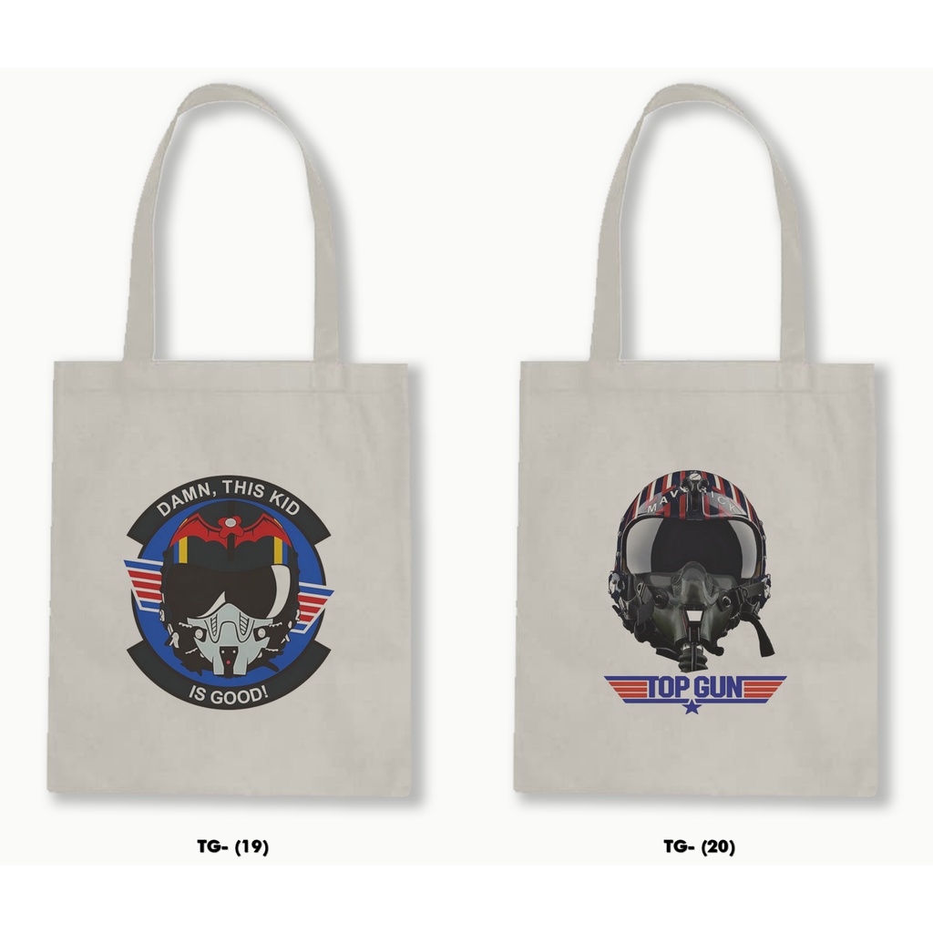 TOTE BAG BLACU - TOP GUN MAVERICK 01