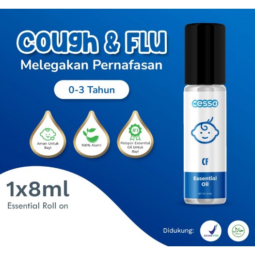 Cessa Essential Oil - Cough and Flu | Pereda Batuk &amp; Pilek Bayi / Anak