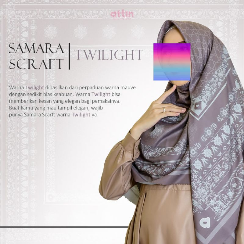 Samara Scraft Jilbab Segi Empat By Attin