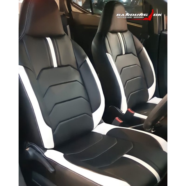 Sarung jok sarungjok cover jok mobil Agya coverjok Ayla kulit sintetis model