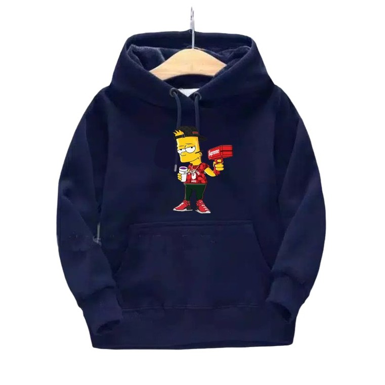 Sweater Anak SPR Sims Hoodie Anak Fleece Usia 2 - 6 Tahun