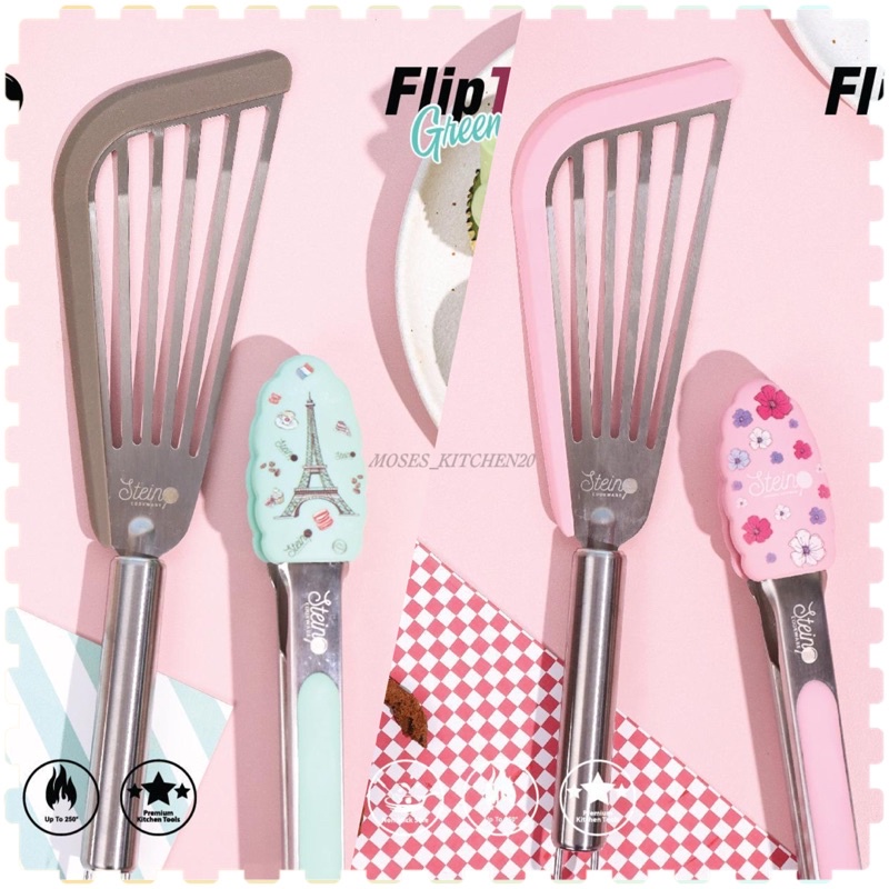 FLIPTONG STEINCOOKWARE/STEINCOOKWARE FLIP TONGS/FLIPPER SPATULA STEINCOOKWARE