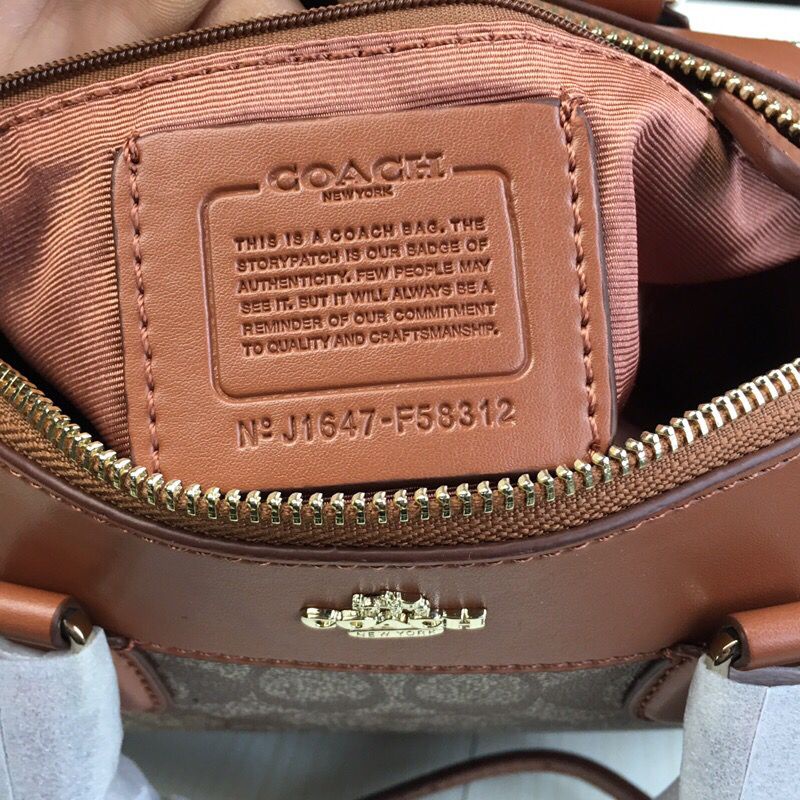 Coach Bennet Signature Satchel Handbag F58312