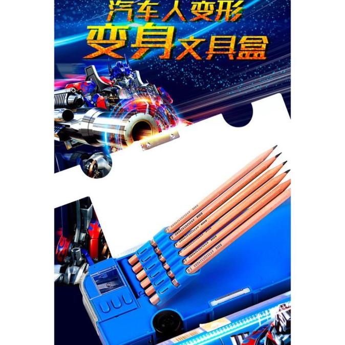 

Transformers Kotak Alat Tulis Sekolah Dasar Boy Pensil Kotak Pena