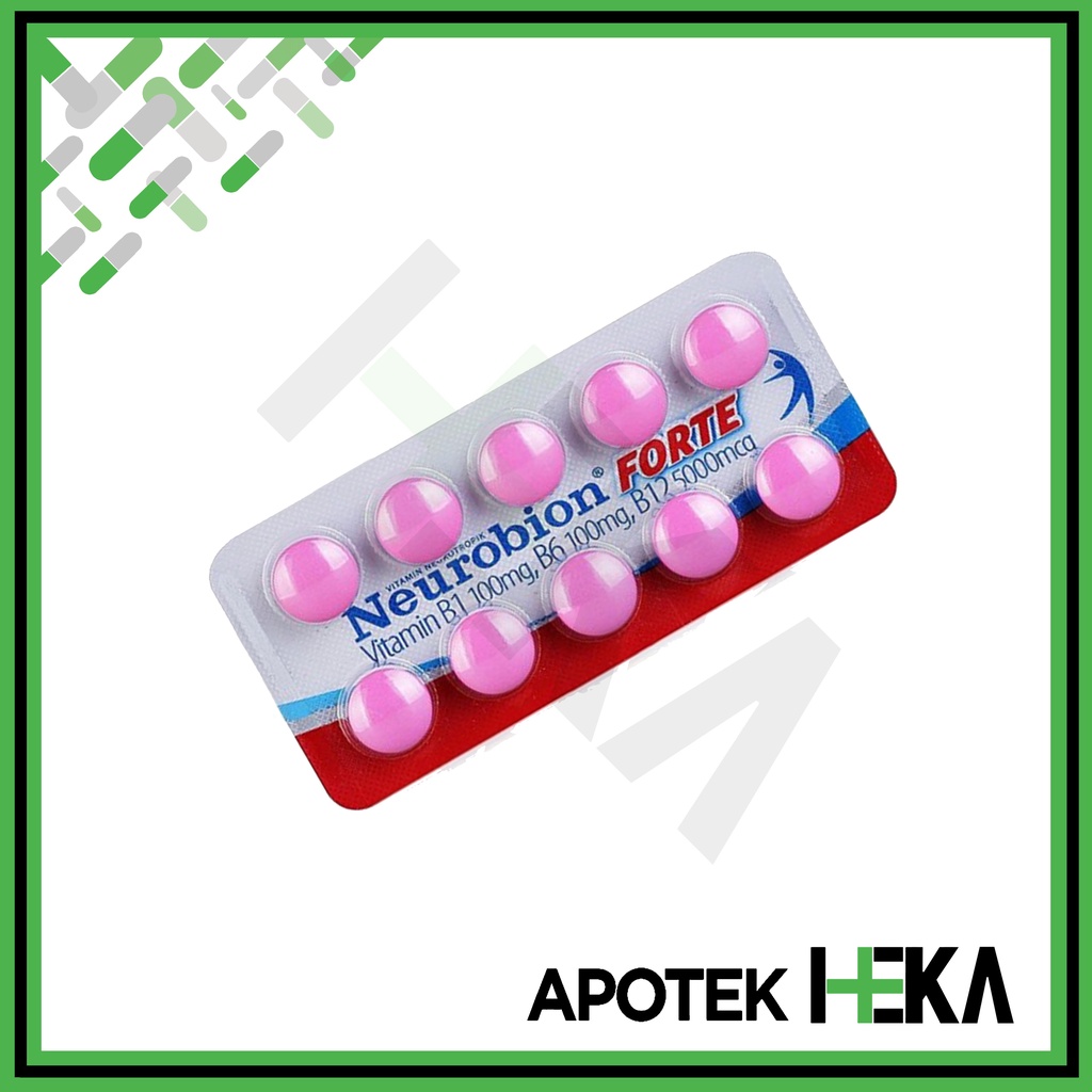 Neurobion Forte CT Strip Isi 10 Tablet - Suplemen Sistem Syaraf (SEMARANG)