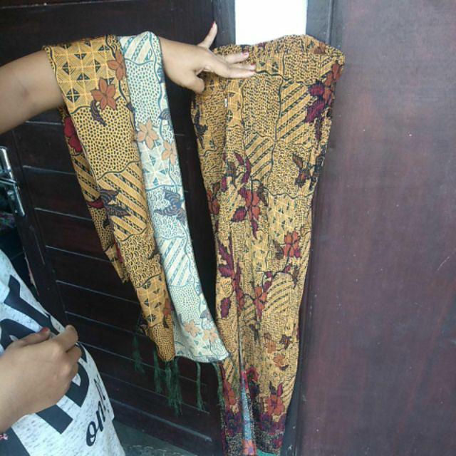 Kamben Plisket + Selendang